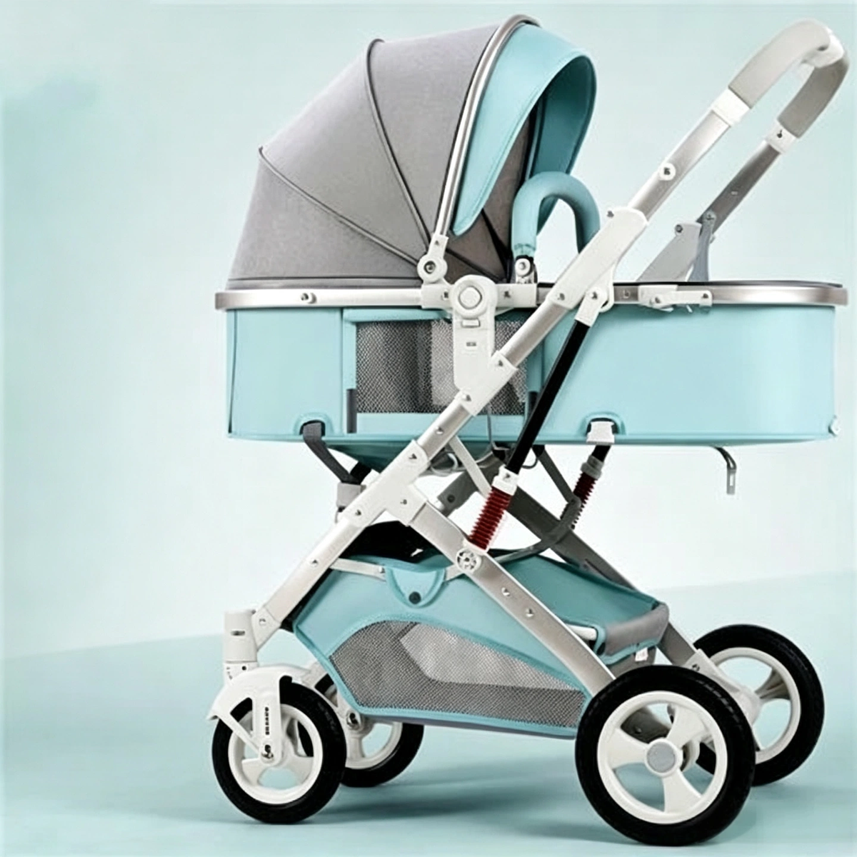 Flagship Baby Stroller, Sit & Recline, Lightweight Foldable, High Landscape, Shock Absorption, Reversible, Newborn Toddler Stroller for Wholesale