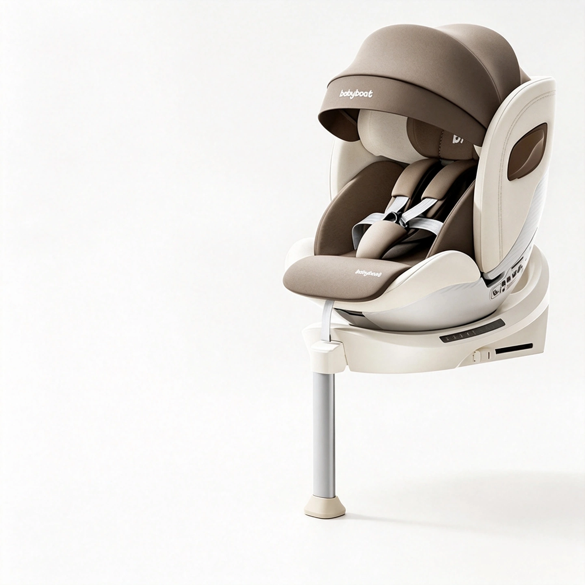 babyboat All-Stage Child Car Seat, Luxury Version, For 0-12 Years Old Babies & Infants, Car Use, Reclining Design