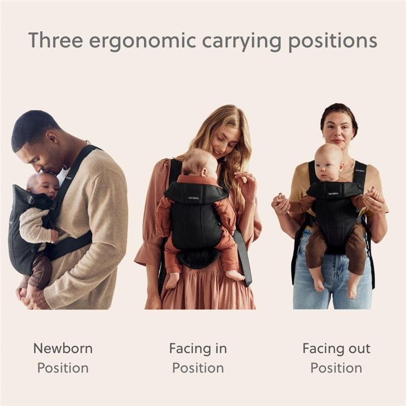 Babybjorn Baby Carrier Mini 3D Mesh, Black