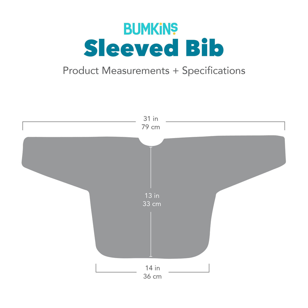 Sleeved Bib 1 Pack: Jungle and Animal Print